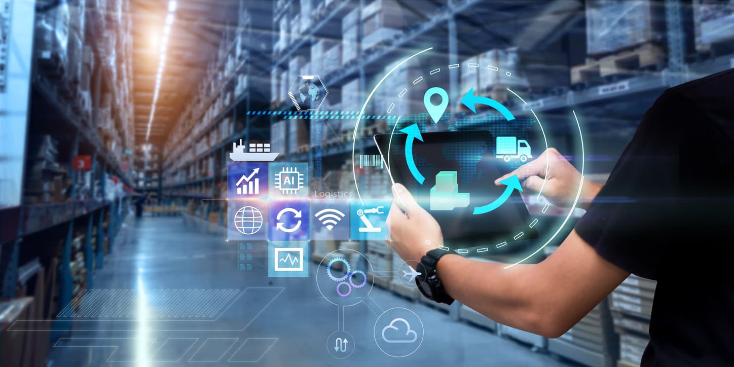 How does AI influence the logistics and supply chain industry?